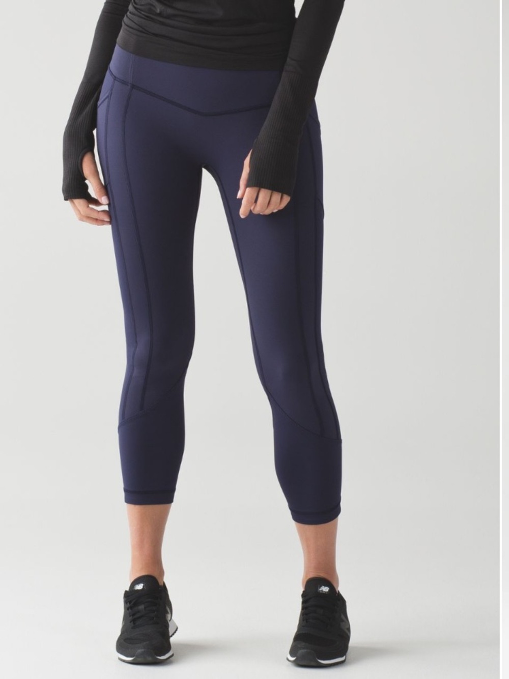 Lululemon All The Right Places Crop II Deep Indigo Purple Blue size 10